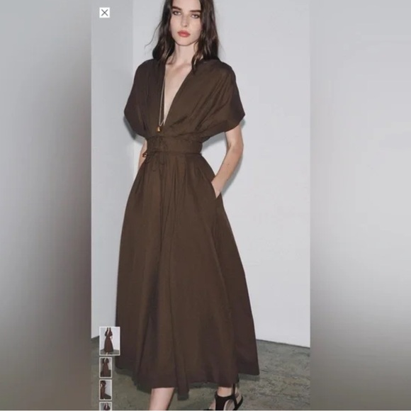 Zara Dresses & Skirts - Zara NWT pleated midi dress 9479/249